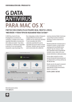 G DATA ANTIVIRUS PARA MAC OS X™