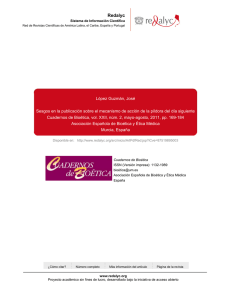 Redalyc.Sesgos en la publicación sobre el mecanismo de acción de