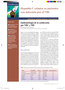 Hepatitis C crónica en pacientes con infección por el VIH