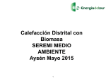 Sistema de Calefactores Distritales Aplicados en Chile – MICHAEL