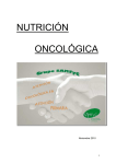 Nutrición oncológica Grupo de trabajo 4