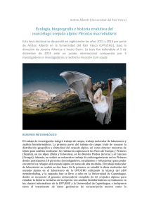 Ecología, biogeografía e historia evolutiva del murciélago