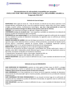 Recomendaciones de enfermedades transmitidas por mosquitos