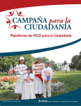 Plataforma de la Campaña de PICO para la Ciudadanía