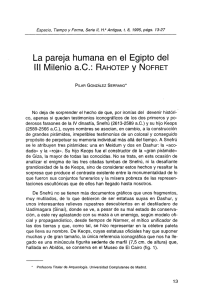 La pareja humana en Egipto RAHOTEP y NOFRET - e