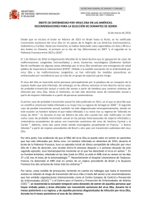 Recomendaciones DG Cartera Alerta Zika (14 de marzo de 2016)
