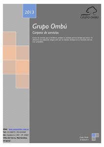 carpeta de presentación