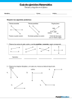 Rectas y ángulos en el plano