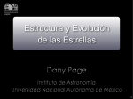 Estructura y Evolución de las Estrellas