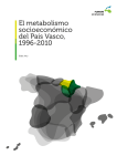 El metabolismo socioeconómico del País Vasco, 1996-2010