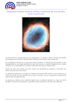 Telescopio Hubble muestra últimos momentos de una estrella como
