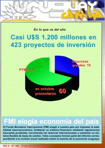 FMI elogia economía del país