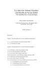 La crítica de Antonio González a la filosofía de Xavier Zubiri.