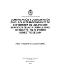 Comunicación y Coordinación en el Rol interdependiente de