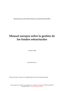 Manual europeo sobre la gestión de los fondos estructurales