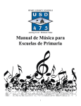 Manual de Música para Escuelas de Primaria