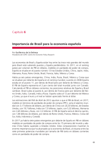 Importancia de Brasil para la economía española Capítulo 6