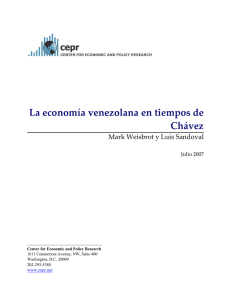 La economía venezolana en tiempos de Chávez