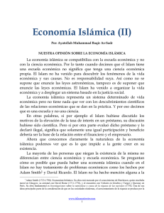 Economía Islámica (II)
