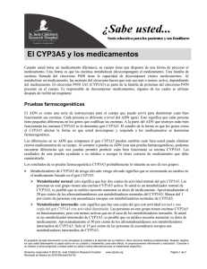 El CYP3A5 y los medicamentos - St. Jude Children`s Research