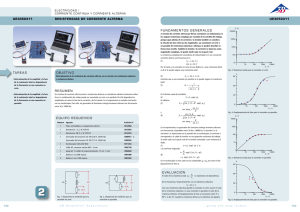 REsistEncias dE coRRiEntE altERna oBJEtiVo