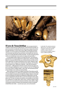 El oro de Tenochtitlan