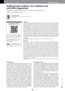 Angiosarcoma cardíaco: una neoplasia rara y de difícil