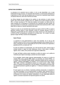 ESTRUCTURA ECONÓMICA La estructura de la economía turca es