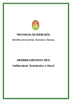 Informe Ejecutivo - Institucional, Económico y Fiscal