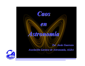 Caos en Astronomía