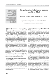 ¿En qué consiste la infección humana por Virus Zika?