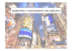Tema 4. Marketing y conocimiento del mercado