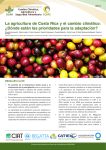 La agricultura de Costa Rica y el cambio climático: ¿Dónde están