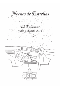 Noches de Estrellas - Restaurante El Palancar