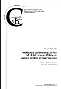 Publicidad Institucional de las Administraciones Públicas: marco