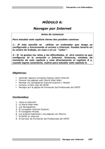 MÓDULO 6: Navegar por Internet - INTEF