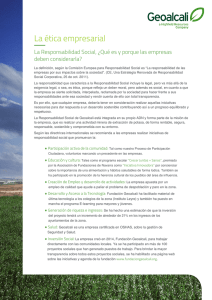 La ética empresarial