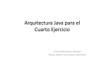 Arquitectura Java para el Cuarto Ejercicio