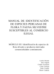 manual de identificación de especies peruanas de