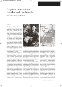 La silueta de un filósofo - Revista de la Universidad de México