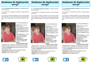 S&iacute;ndrome de duplicaci&oacute;n mecp2 S&iacute;ndrome de