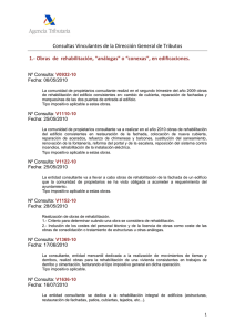 Obras de rehabilitación
