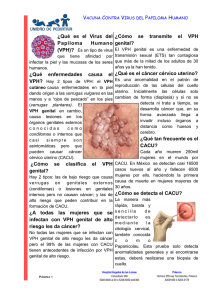 ¿Qué es el Virus del Papiloma Humano ¿Qué enfermedades causa