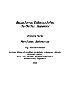 Integrales Eulerianas