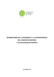 Estimación de la incidencia de cáncer en España