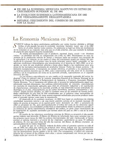 La Economía Mexicana en 196:2 - revista de comercio exterior