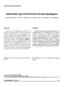 Infecciones por Escherichia coli enteropatógena