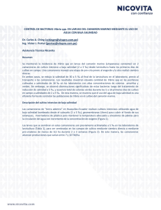 CONTROL DE BACTERIAS Vibrio spp. EN LARVAS DEL