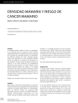 DensiDAD mAmAriA y riesgo De cáncer mAmArio