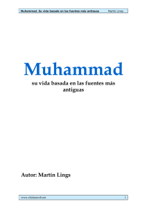 Muhammad (Su vida basada en las fuentes más antiguas)